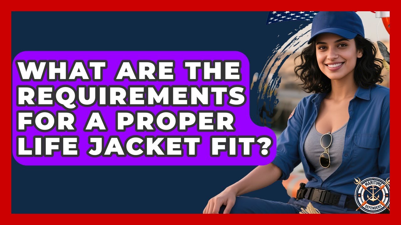 What Are The Requirements For A Proper Life Jacket Fit? - Maritime Defenders