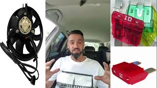 سبب توقف مروحة مكيف السيارة وكشف العطلReason stopped the car air conditioner fan