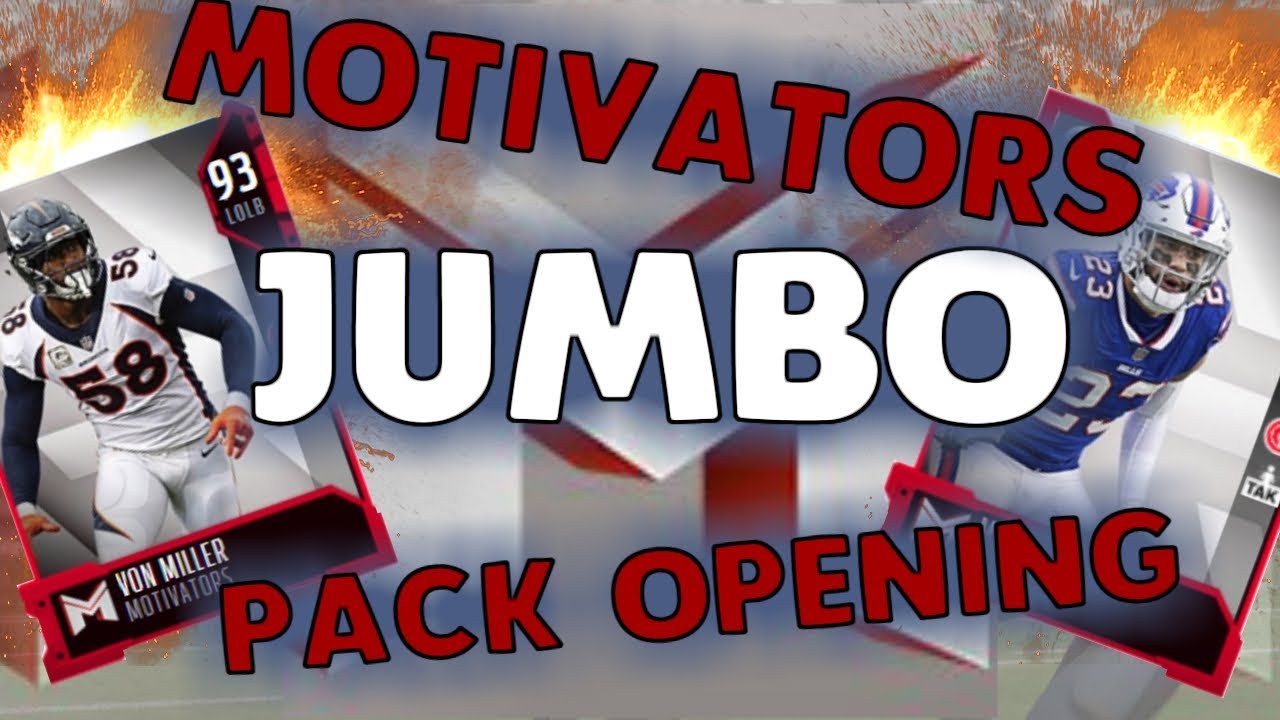 INSANE JUMBO MOTIVATORS PACK OPENING! Madden 18 Ultimate Team