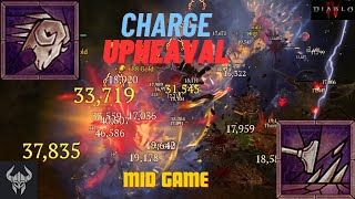 Diablo 4 - Season 3 Charge Upheaval Barbarian mid game