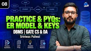 Lec 8: Practice & PYQs: ER Model & Keys | DBMS | Sriniwas Paliwal | The ML Hub