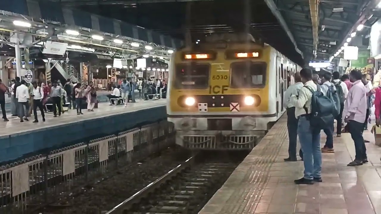 Spotting Train At Charni Road Mumbai
