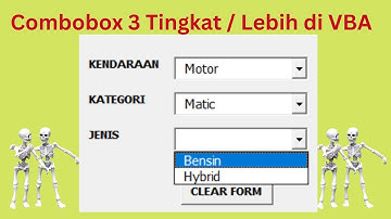 Membuat Combobox Bertingkat di VBA | Cara Membuat Combobox Bertingkat di VBA