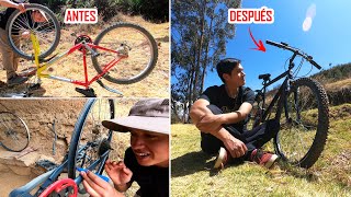 Thumbnail image for RESTAURÉ MI ANTIGUA BICICLETA Y QUEDO COMO NUEVA 😱🚴‍♂️ (EN EL CAMPO 👨‍🔧)
