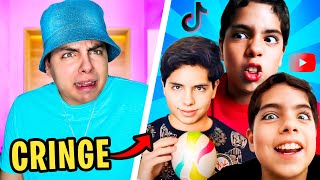 REACCIONÉ A MIS PRIMEROS VIDEOS  *CRINGE* | El Tío Néstor