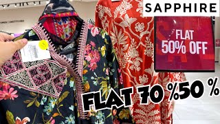 Sapphire Sale Flat 70%50% Off Salesapphire Summer Sale Big Collectionsapphire Pk