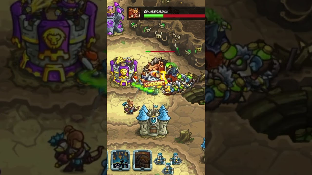 Kingdom Rush Alliance first boss