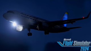 *BUTTER* Landing Into SNOWY &amp; COLD KITTILÄ | FENIX A320 | MSFS24