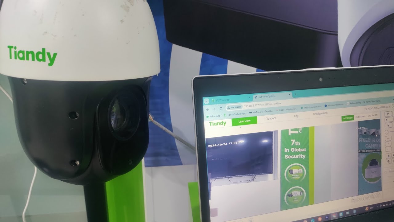 How To Create Preset In Tiandy PTZ Camera and How To Add Cruise using Web Browser