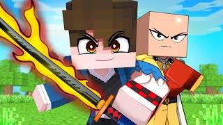 A RESPIRAÇÃO do SAITAMA no DEMON SLAYER MINECRAFT