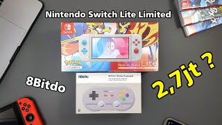 Unboxing Nintendo Switch Lite & Gamepad 8BitDo N30 Pro 2