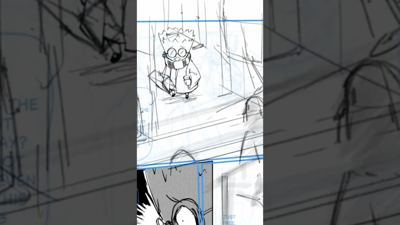 She thought i was just doing a redesign #shorts #storytelling #manga