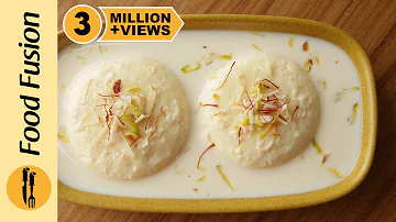 Rasmalai recipe with milk powder By Food Fusion