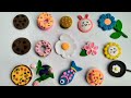 Cute Clay Art Ideas 🌸🍩🎨 | DIY Polymer Clay ASMR