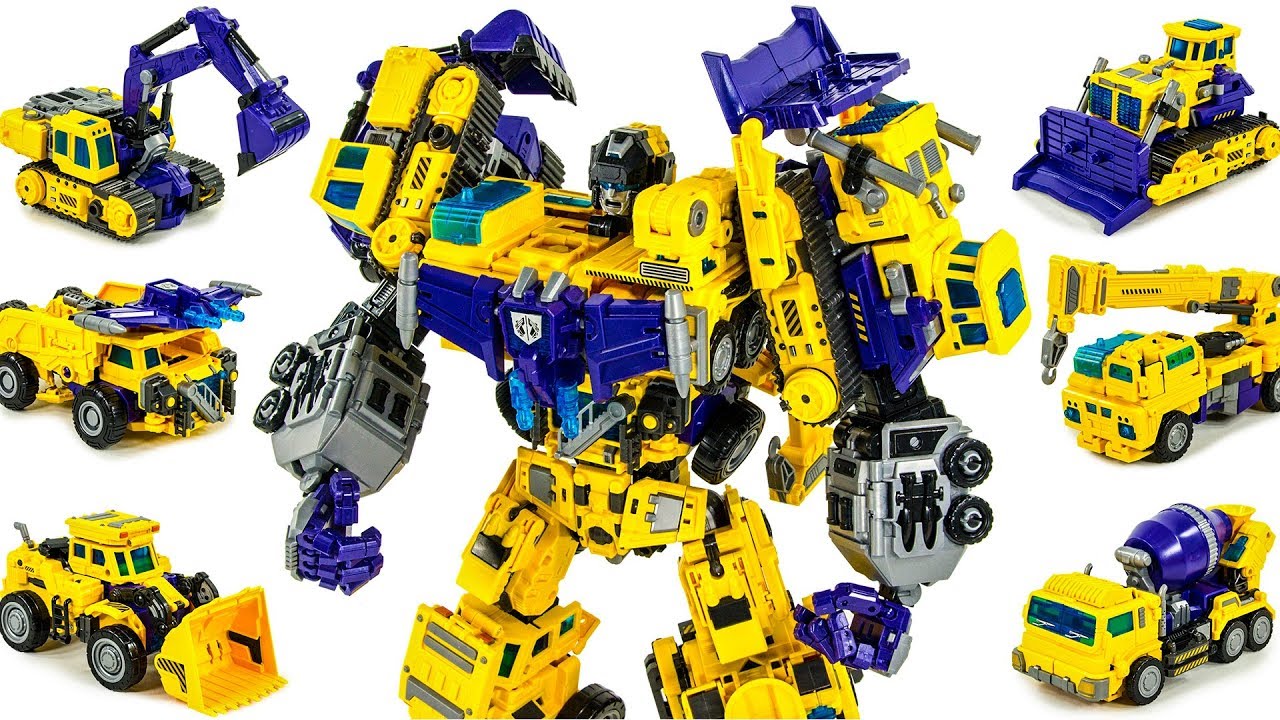 非正規 TF Engineering NBK デバスター風 イエローカラー Transformers Construction Yellow Color Devastator KO NBK TF