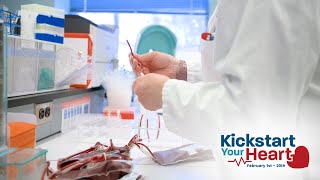 Blood transfusions save lives every single day. Support the heartbeat of our hospital - the Lab!