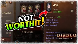 Defending Godly Items In The Vault - Worth The Effort? Diablo Immortal