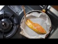 鮭の味噌漬けを調理