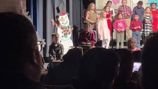 Issiac's 1st grade school Christmas program