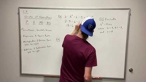 Section 1.4: Order of Operations