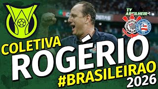 [Série A '26] Coletiva Rogério Ceni | Pós-Jogo Corinthians 1 X 2 Bahia | TV ARTILHEIRO