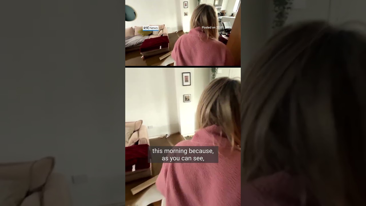 ‘Everything is destroyed’ - mother-of-three walks through her flooded home