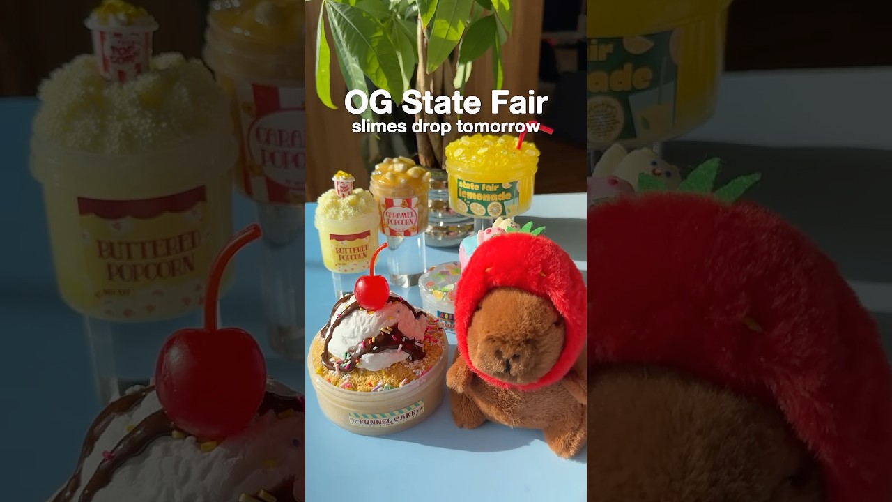 OG State Fair Slime Restock 🎡🎠✨ drops Friday 6/20 at 3pm pst