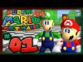 Super Mario 64: Multiplayer - Part 1: Who Let The Chomp Out! (2 Player)