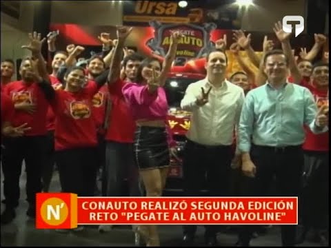 Conauto realizó segunda edición reto Pegate al auto Havoline