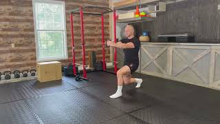 Banded Split Squat Paloff Overhead Raise - Exercise Library #fitness