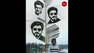 In Kerala, a group of artists is creating unbe-leaf-able designs