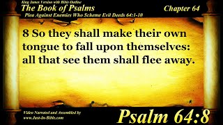 Psalm 64 | Bible Book 19 | The Book of Psalms - Holy Bible Audio Text - King James Read Along Bible