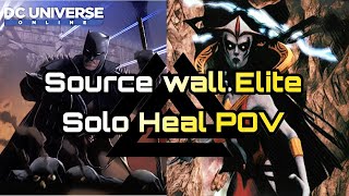 DCUO: The Source Wall (Elite) - Solo Heal PoV