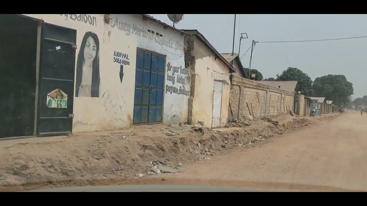 The Gambia: Village roads