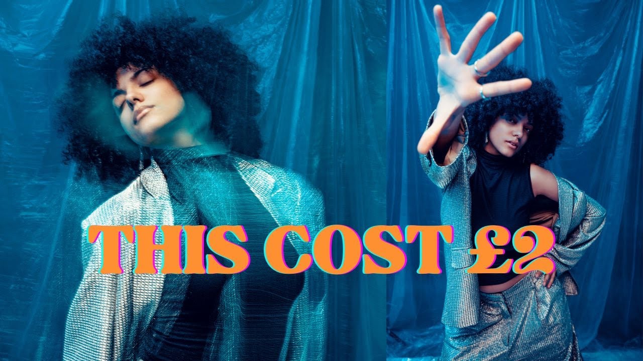 I Used Poundland Decorator Sheets for a Fashion Shoot… Here’s What Happened