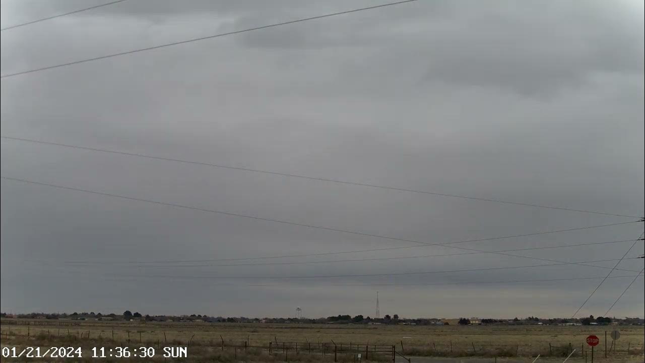 01/21/24 Time Lapse Tatum NM Weather YouTube