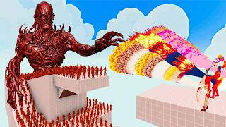 100x VECNA + 1x GIANT vs 3x EVERY GOD   Totally Accurate Battle Simulator TABS