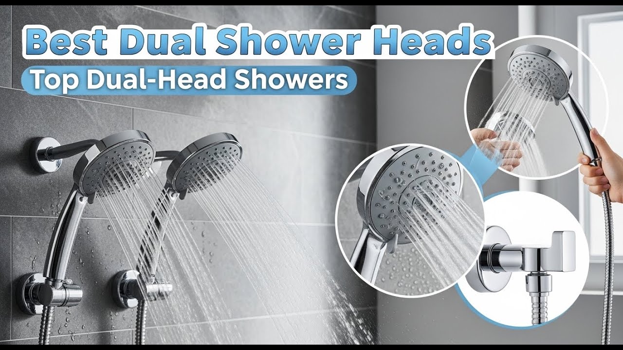 TOP 5 Best Dual Shower Heads for Bathroom 2025 - YouTube