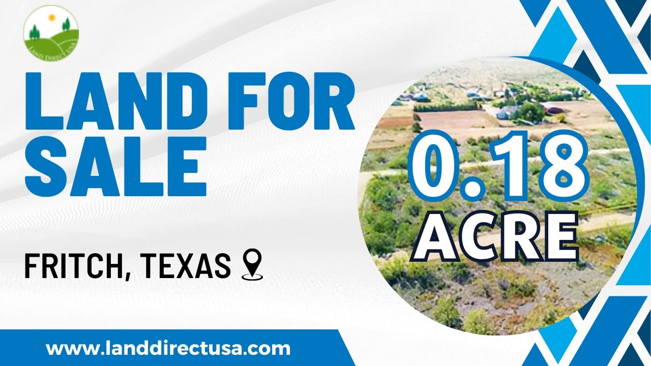 0.18 acre land for sale in Fritch, Texas [16279] YouTube