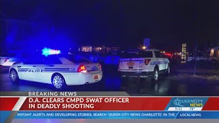 DA clears CMPD officer that killed man accused of stabbing 13-year-old girl
