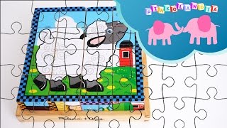 ROMPECABEZAS DE ANIMALES DE LA GRANJA DE MELISSA & DOUG | LA OVEJA | MELISSA & DOUG FARM CUBE PUZZLE screenshot 5