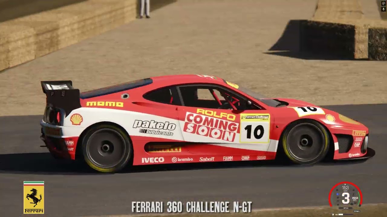2003 Ferrari 360 Challenge N-GT @ Goodwood Hillclimb (FOS)