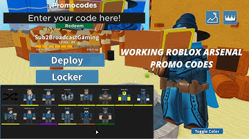 ALL WORKING ARSENAL PROMO CODES (June 2020)