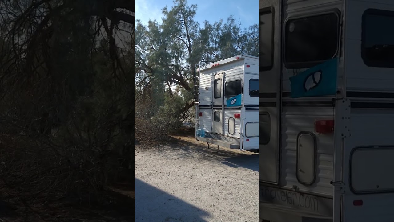 360 camp view/blocked in by large RV/VFWBLM Yuma AZ YouTube