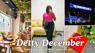 DETTY DECEMBER #3 | LAGOS TRAFFIC IS CRAZY! + Boxing day with family + Aquaman 2 + Cavemen Concert