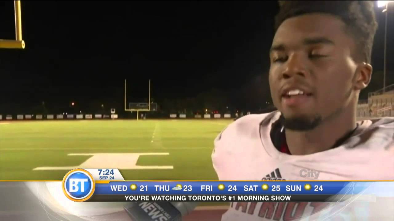 Talk about attitude Football player's postgame interview goes viral