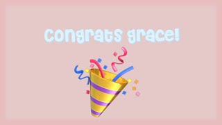 congrats grace #100kdb