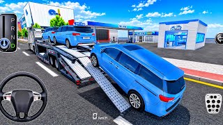 All New ✨ Kia Carnival Parking In Hyundai Transport Truck 🚒 3d Driving Class #gameplay #cargame screenshot 4