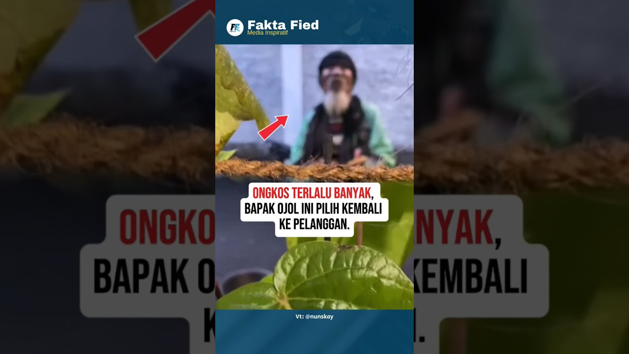 Ongkos Terlalu Banyak, Bapak Ojol Ini Pilih Kembali ke Pelanggan. 