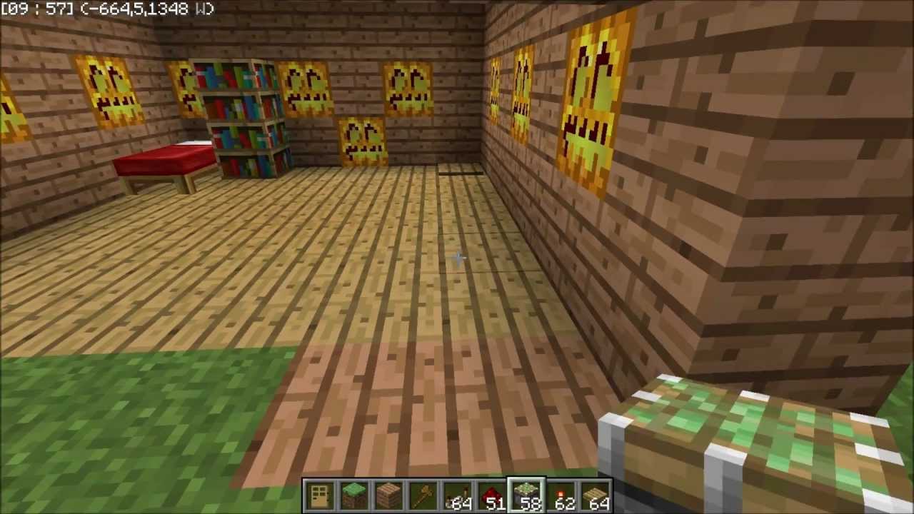 Minecraft Redstone Tutorials - Double Piston Doors - YouTube